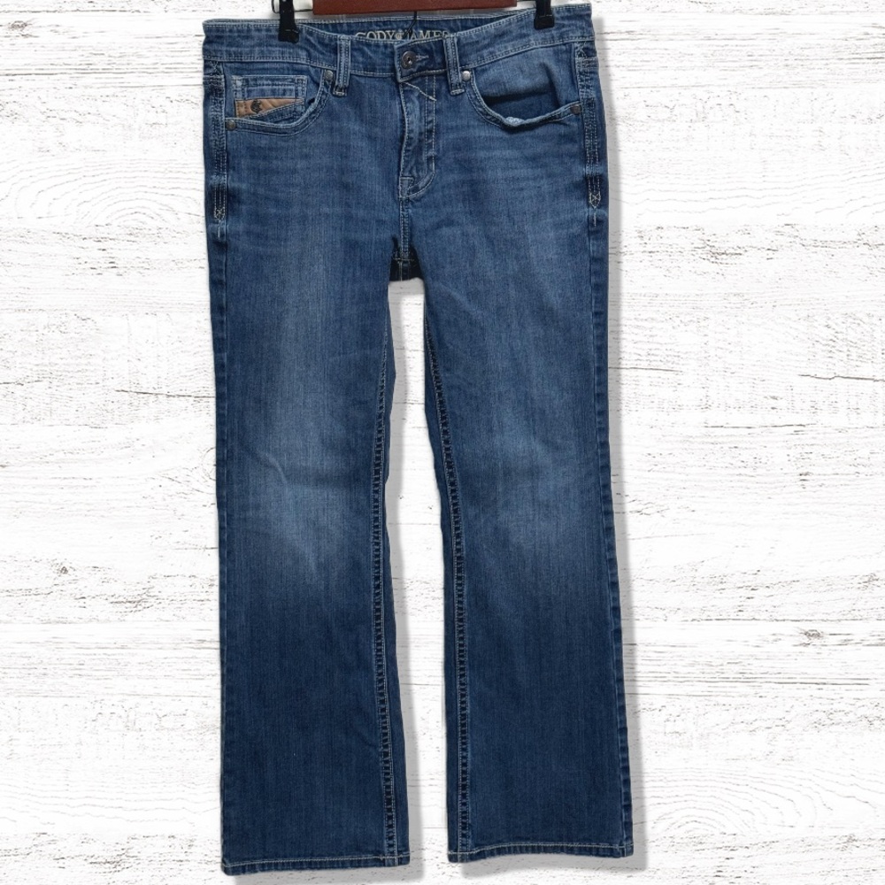 Cody James Men’s Distress Washed Jeans Size 32x32L